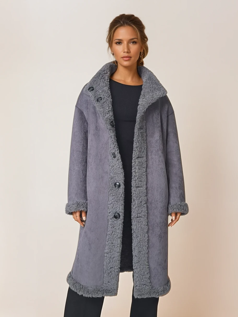 Janita, 100 cm. - Jun Airwool - Damer - Grå