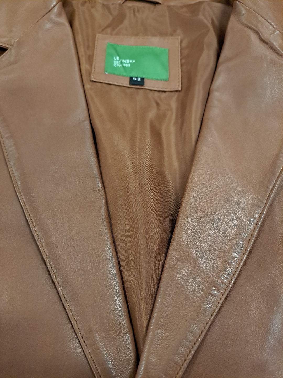 Rafel Blazer – Lamm-Malli-Leder – Herren – Dunkelbraun