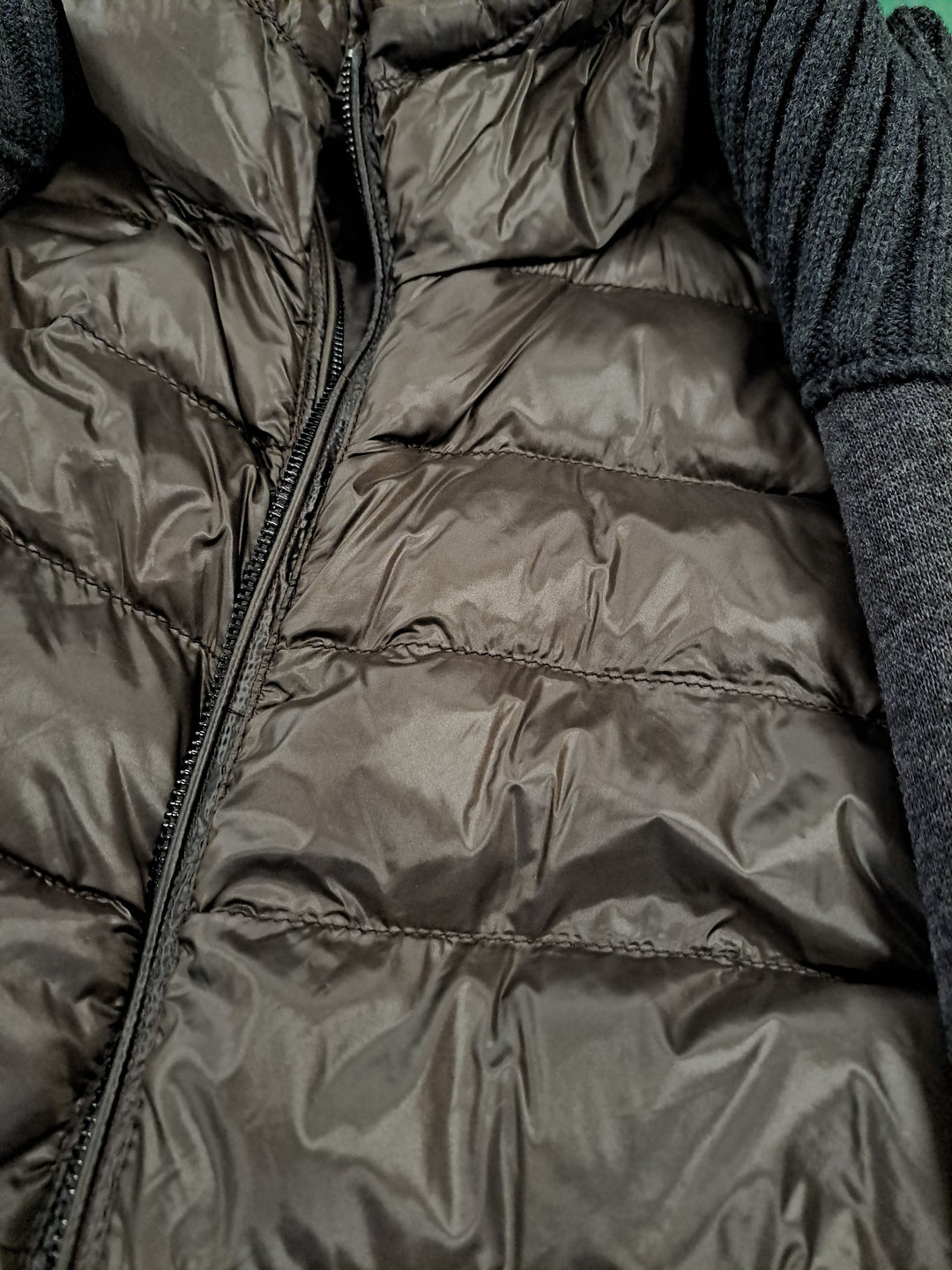 Lucia - Hood, 65 cm. - Lamb Malli Leather - Women - Black