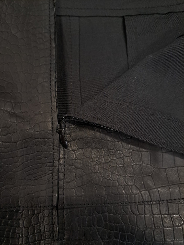 Debora Skirt - Lamb Leather - Women - Black