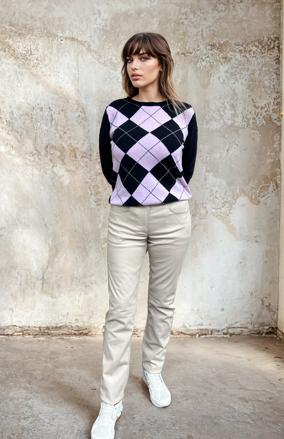 Envi Stretch lammeskind bukser  - Dame - Beige