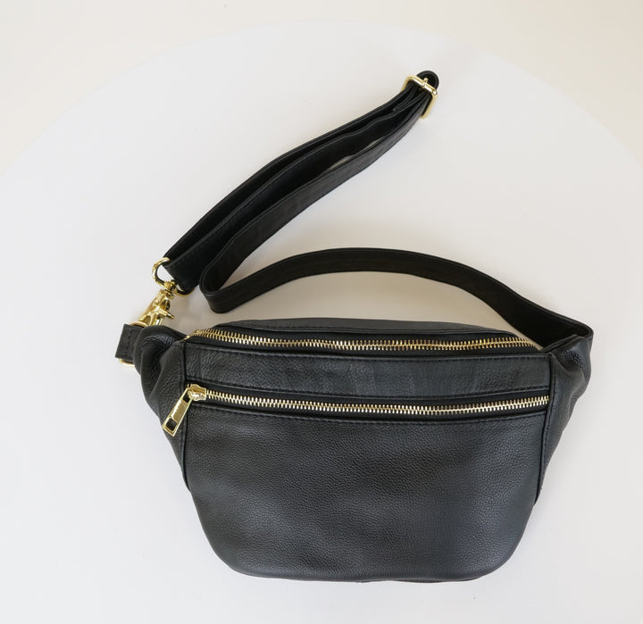 PF -12 Bag - Leather - Accesories - Black