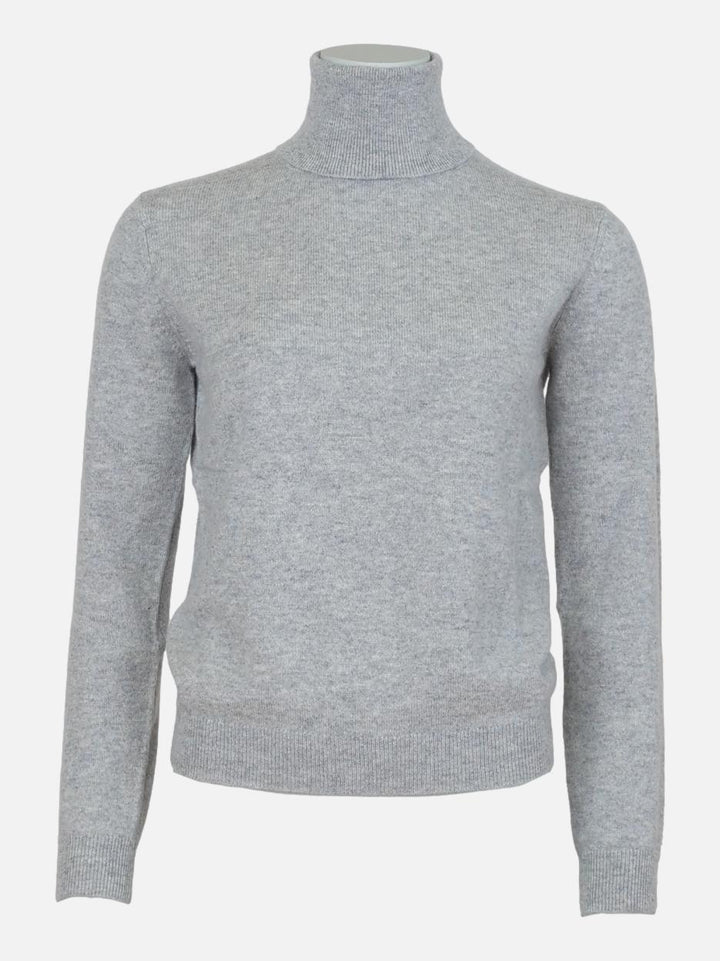 SY -23031 Turtleneck - 100% Cashmere - Accesories - Grå