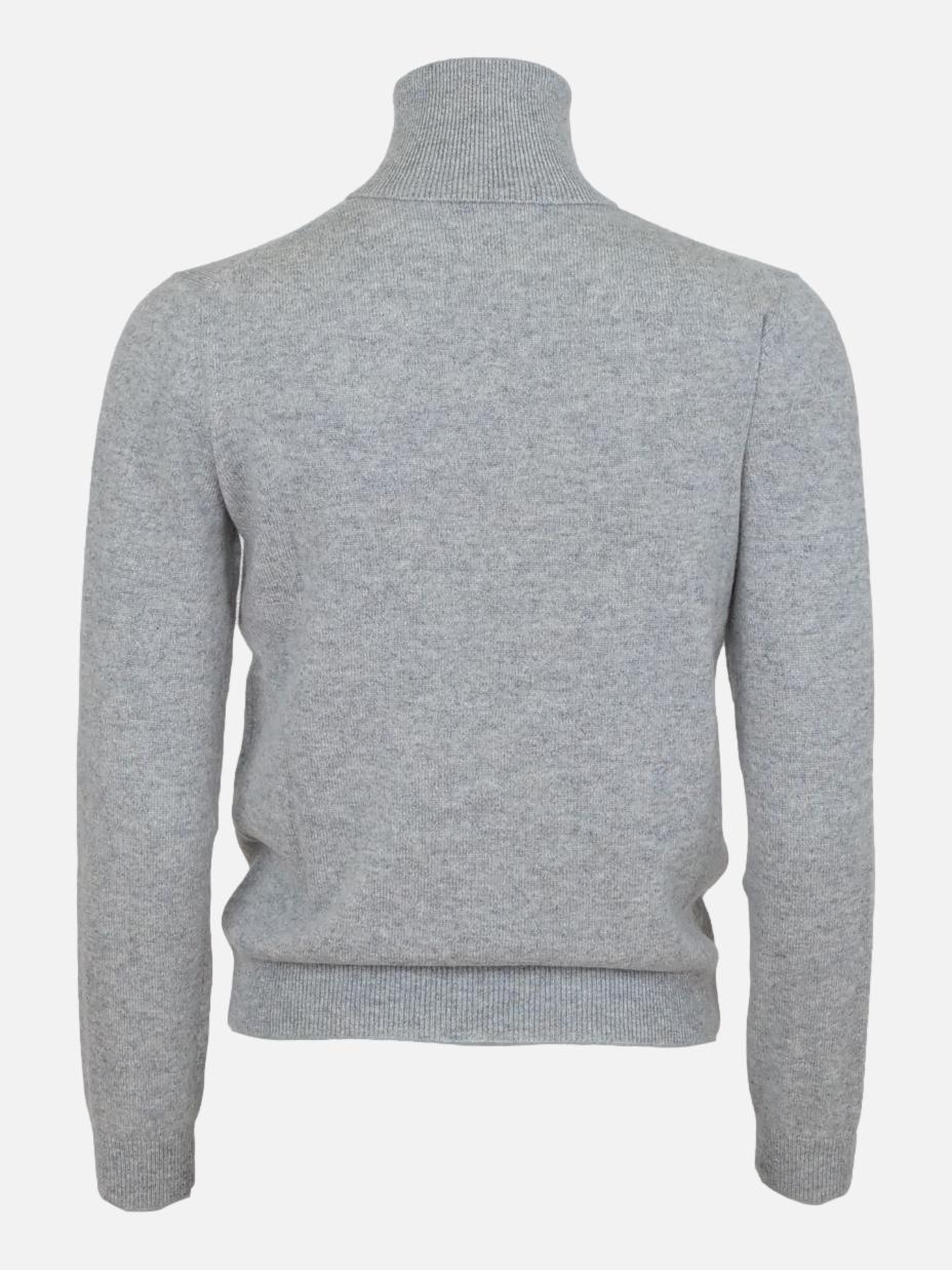 SY -23031 Turtleneck - 100% Cashmere - Accesories - Grå