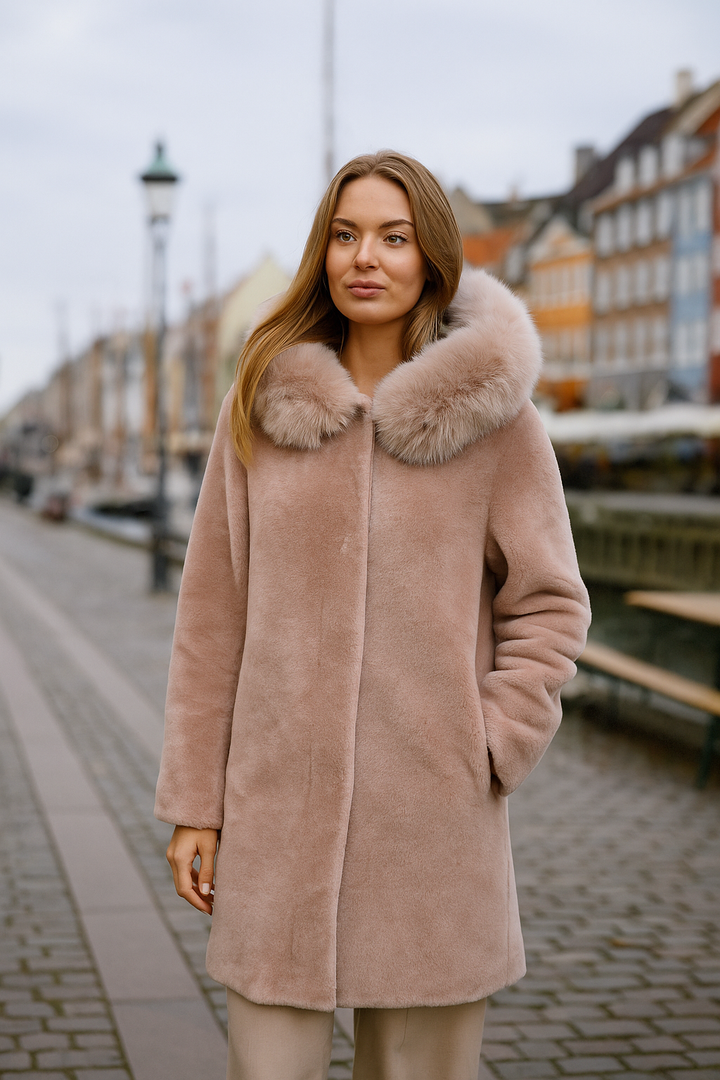 Gamal-A, 100 cm. - Huva - Air Wool - Dam - Dust Rose