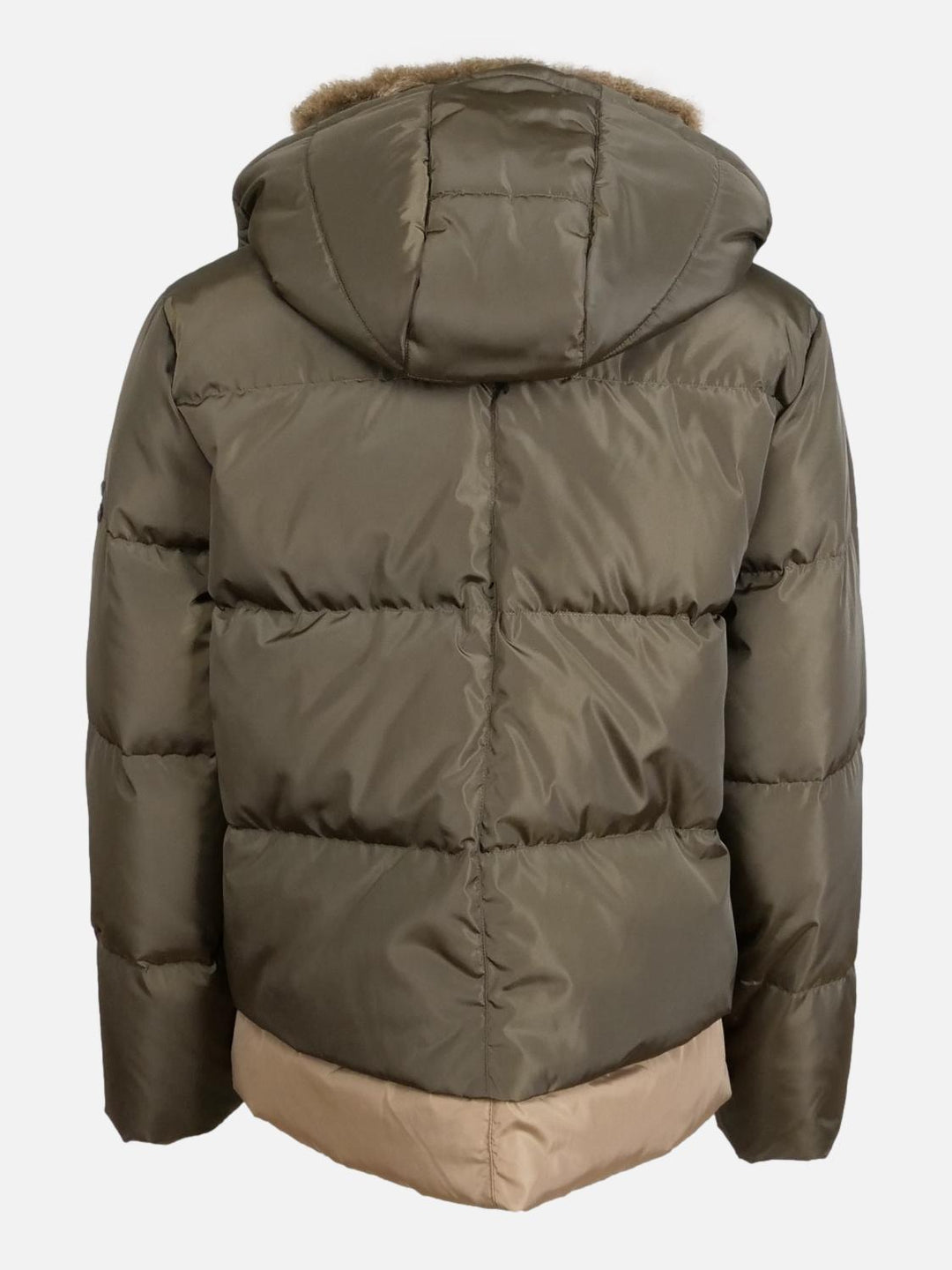 Henriette 61 cm. - Kapuze - Echte Daunenjacke - Damen - Army &amp; Camel