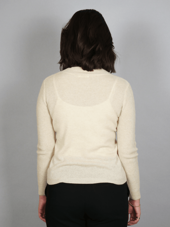 MKI Sweater - 100% Kashmir trøje - Lys beige