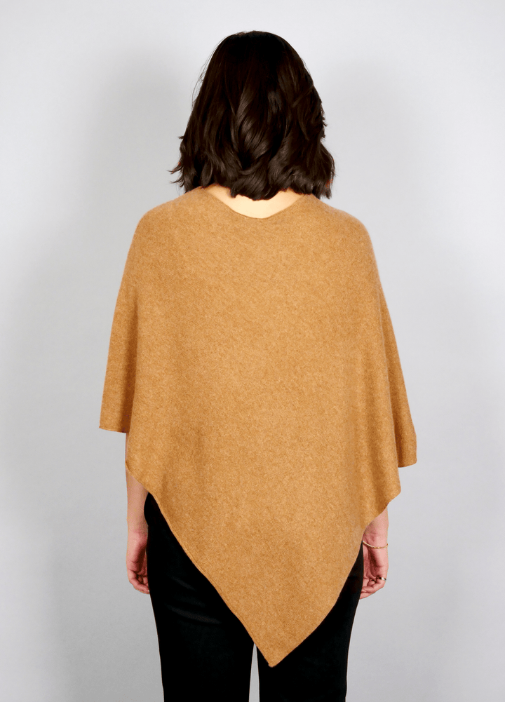 SY-24001 PONCHO - 100% Cashmere - Nif de cajou