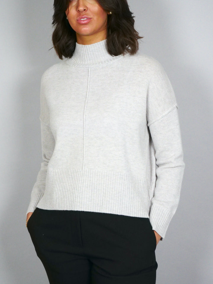 SY-23080 Sweater - 100% Wool - Woman - Light Grey