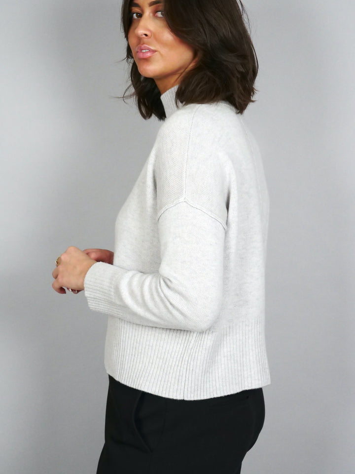 SY-23080 Sweater - 100% Wool - Woman - Light Grey