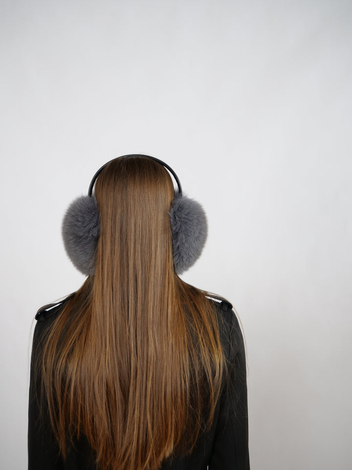 HL7E007 Fox Earmuffs - Fox - Accesories - Gray