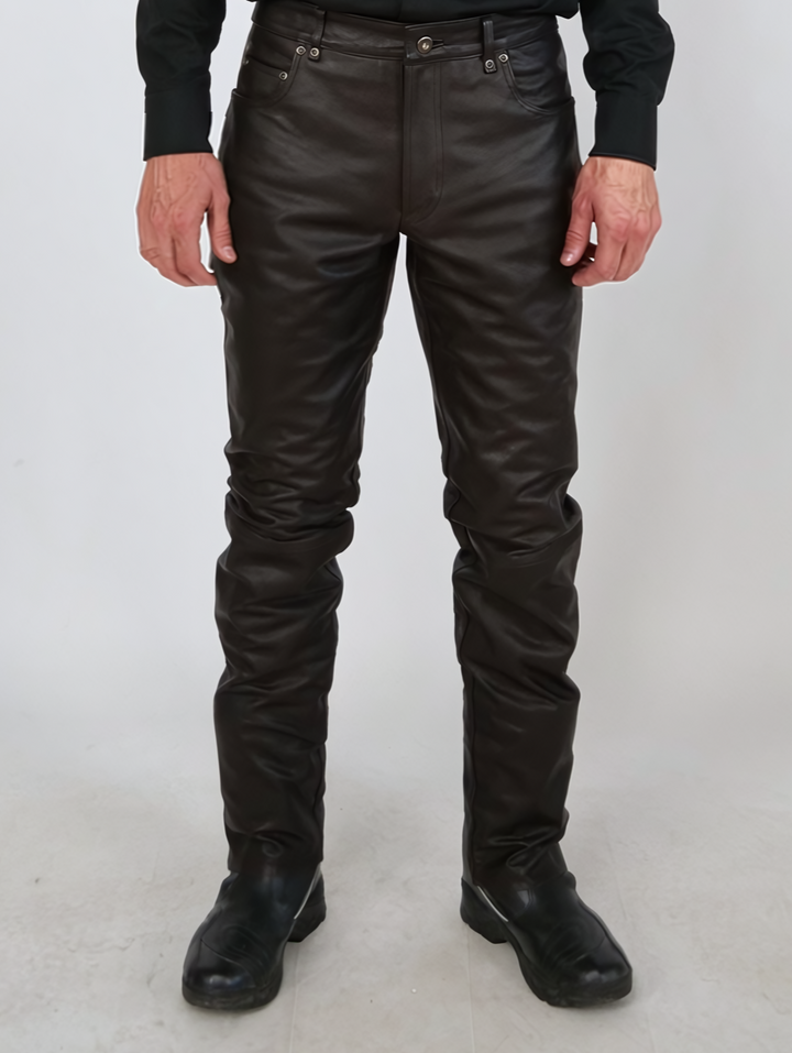 Jack Tanter - Lamb Skipper Leather - Homme - Brown