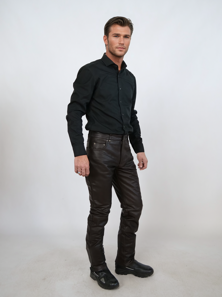 Jack Tanter - Lamb Skipper Leather - Homme - Brown