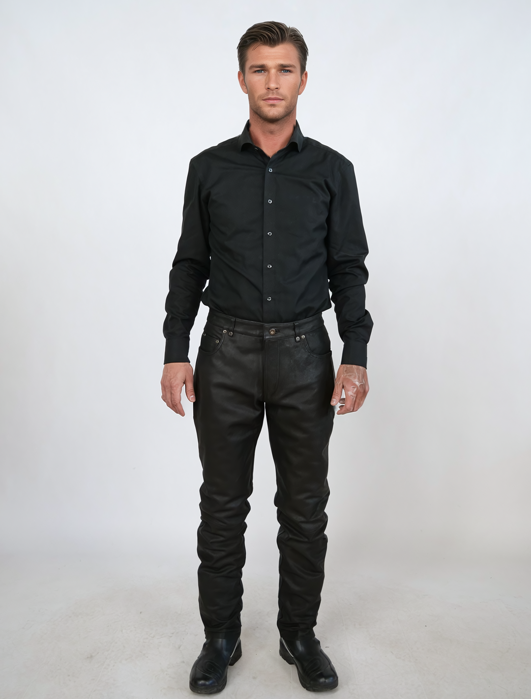 Jack Tanter - Lamb Skipper Leather - Homme - noir