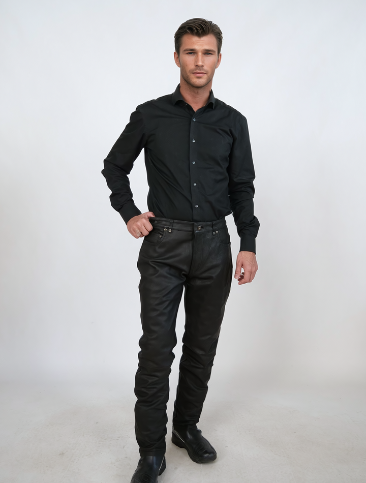 Jack Tanter - Lamb Skipper Leather - Homme - noir