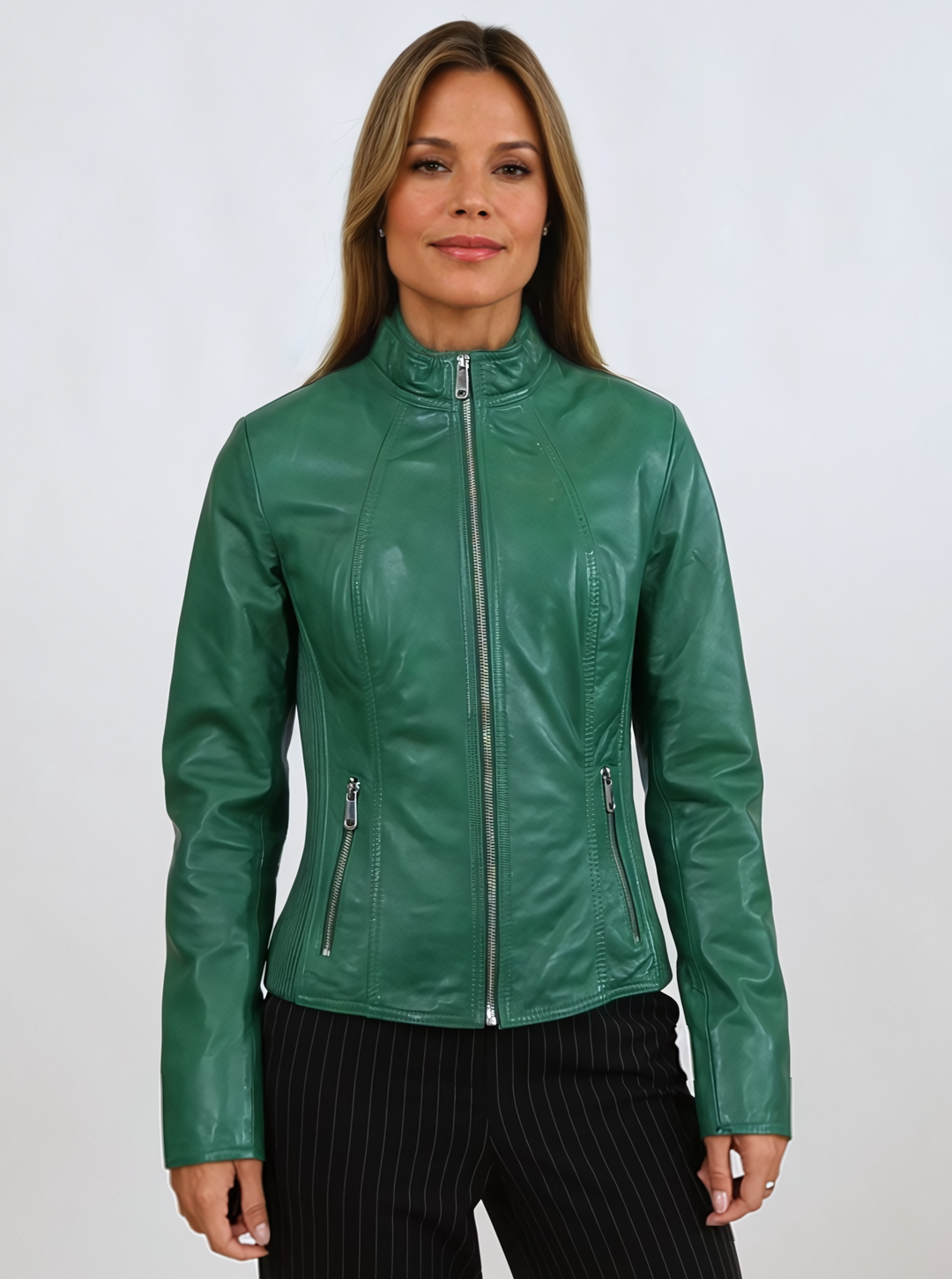 Magalie, 55 cm. - Lamb Dior Leather - Femmes - Nouveau vert