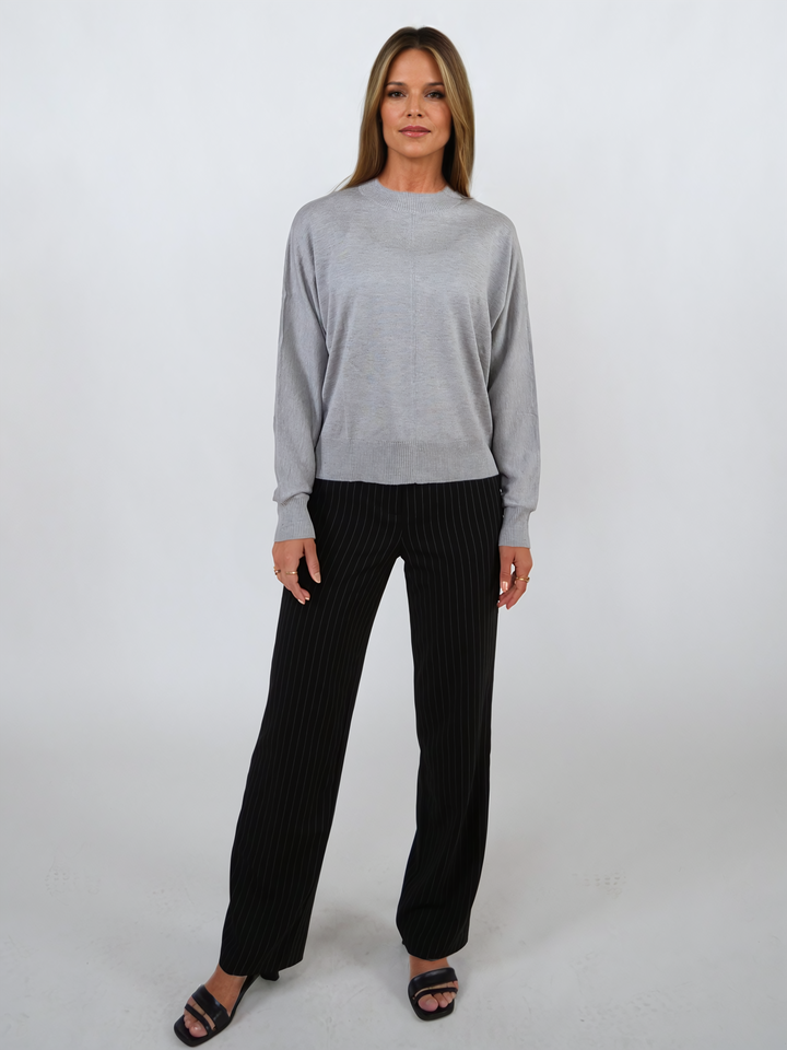 WOCA24011 Dameskjorte - Cashmere Blend - Kvinner - Foggy