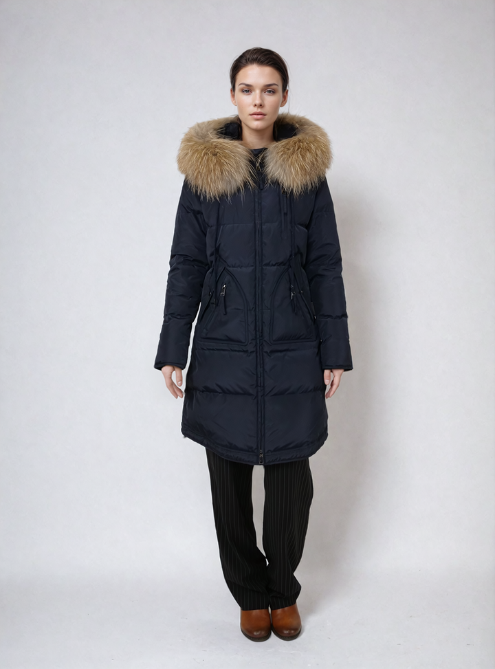 Goluma, 88 cm.  - Hood - Down - Women - Navy