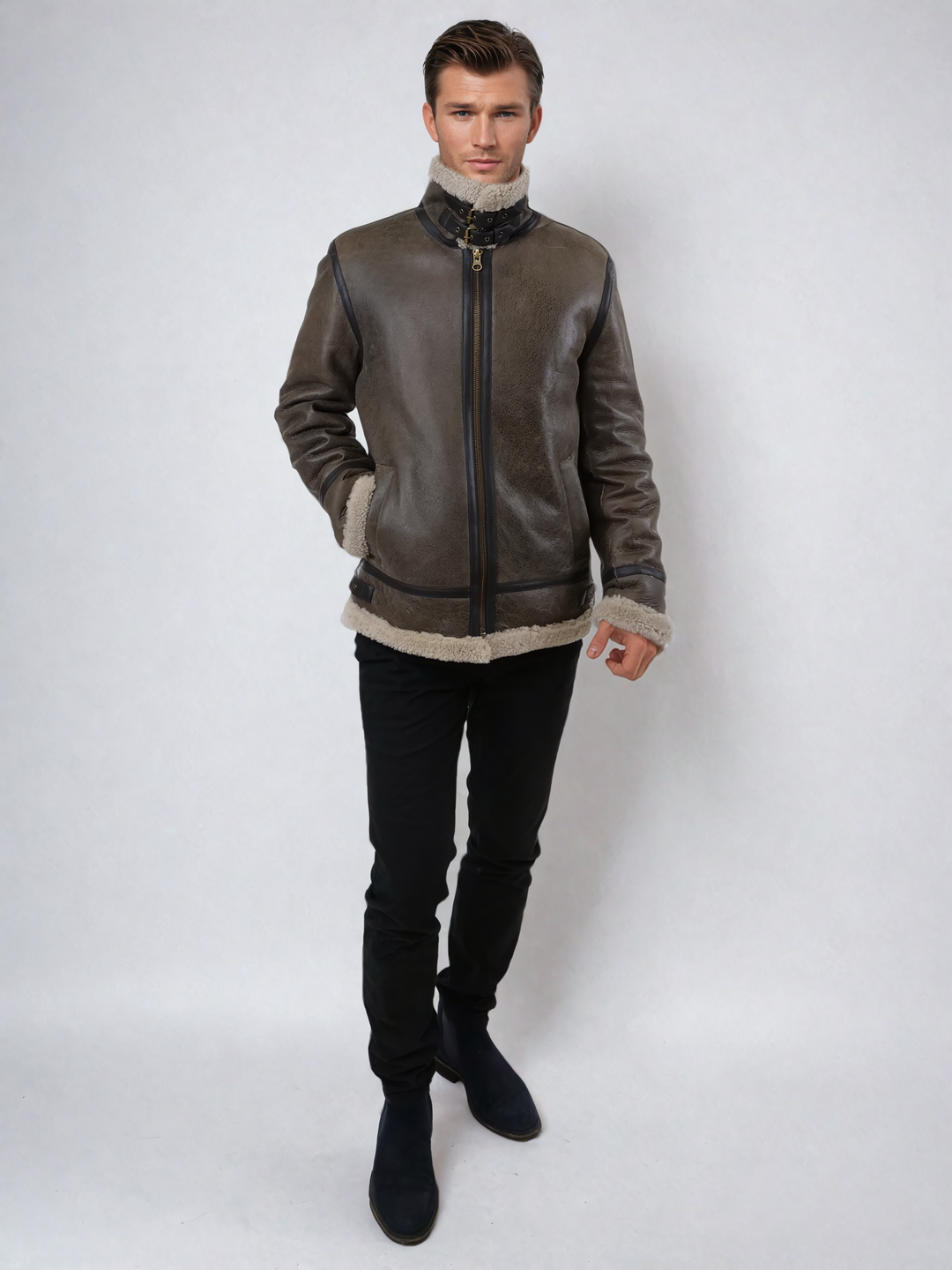 Edward, 68 cm. - Collar - Cool Lamb - Man - Dark Brown