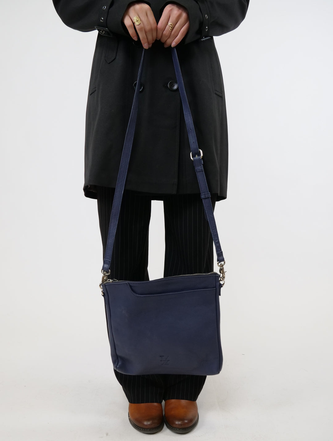 PF -14 Bag - Leather - Accesories - Navy