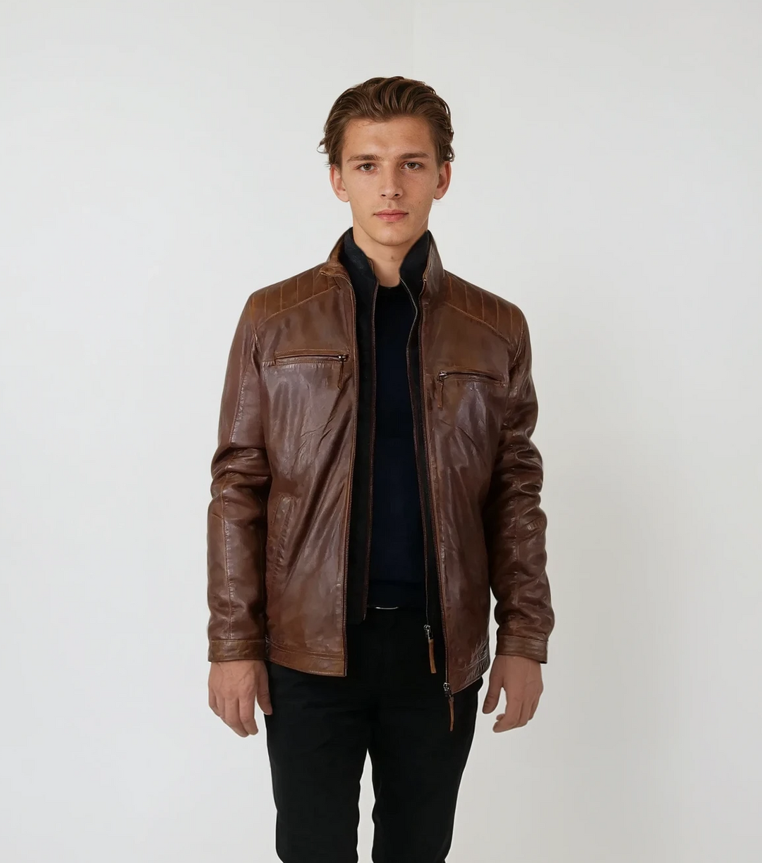 Audrick, 68 cm. - Cuir d'Agneau Malli - Homme - Marron Cuivré