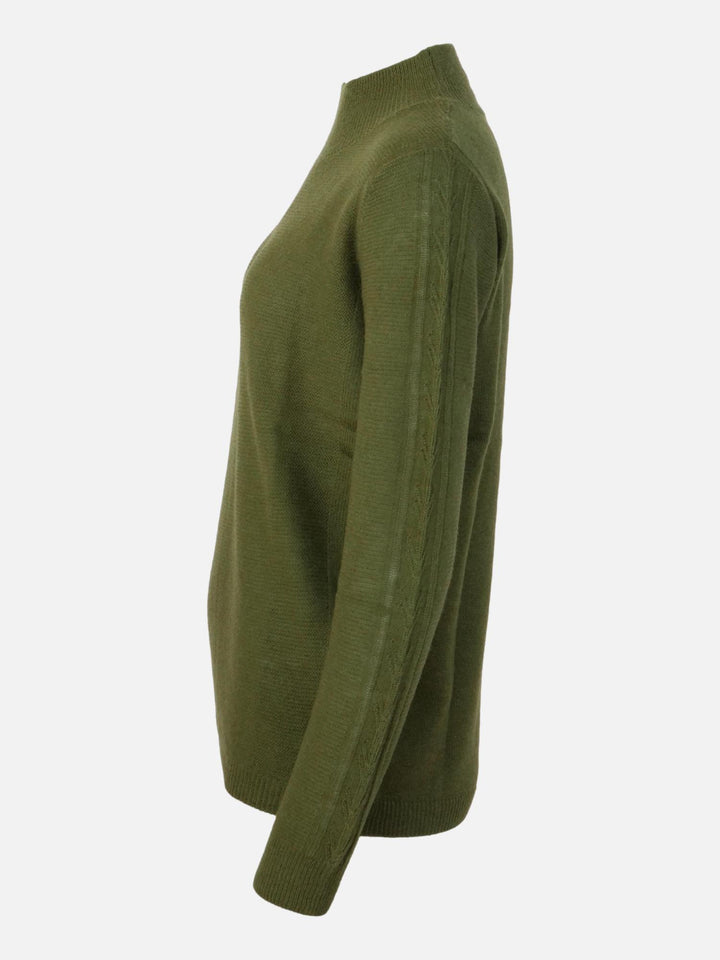 Pull MKI - 100% laine - accessoires - vert