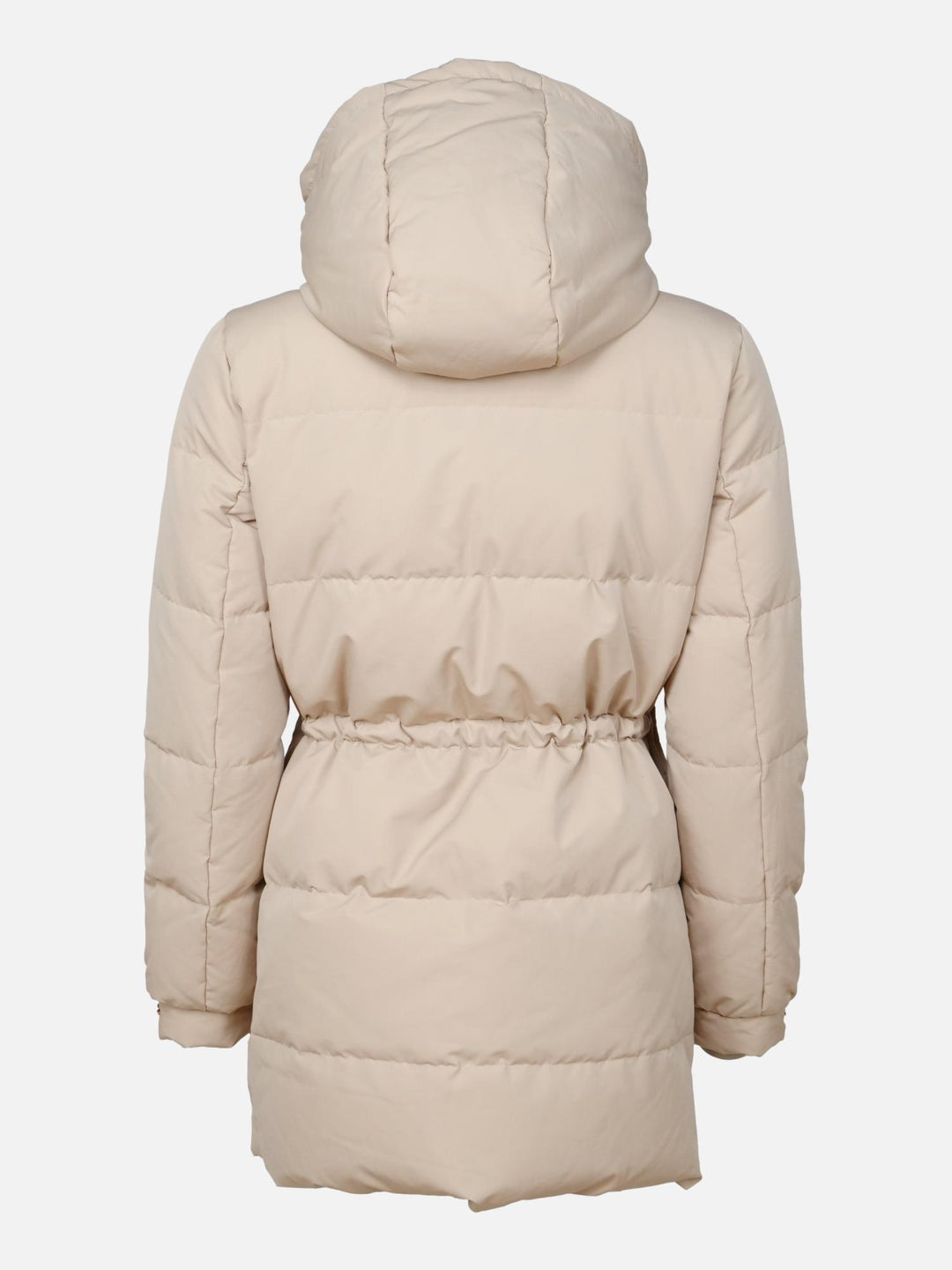 Helsinki, 80 cm. - Kapuze - Daunenjacke - Damen - Beige