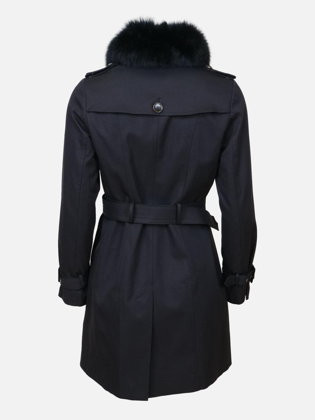 Floretta Trench Coat - Textile - Femmes - Black