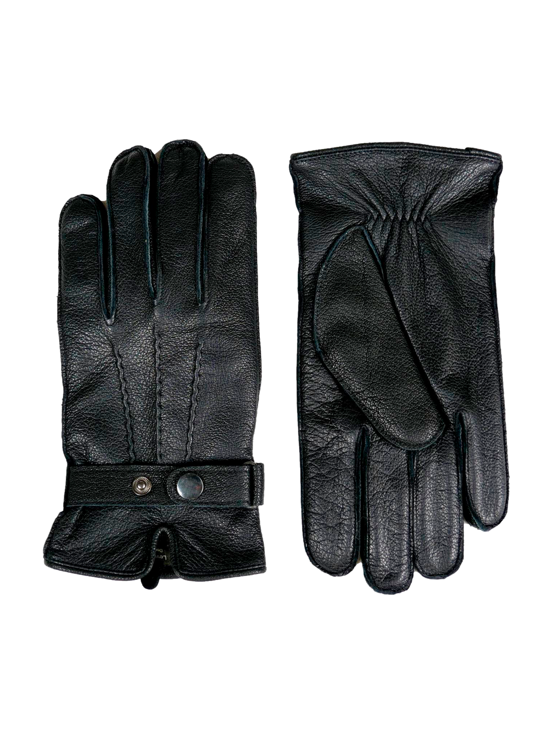 162 gants - cuir de chèvre - Accessoires - noir