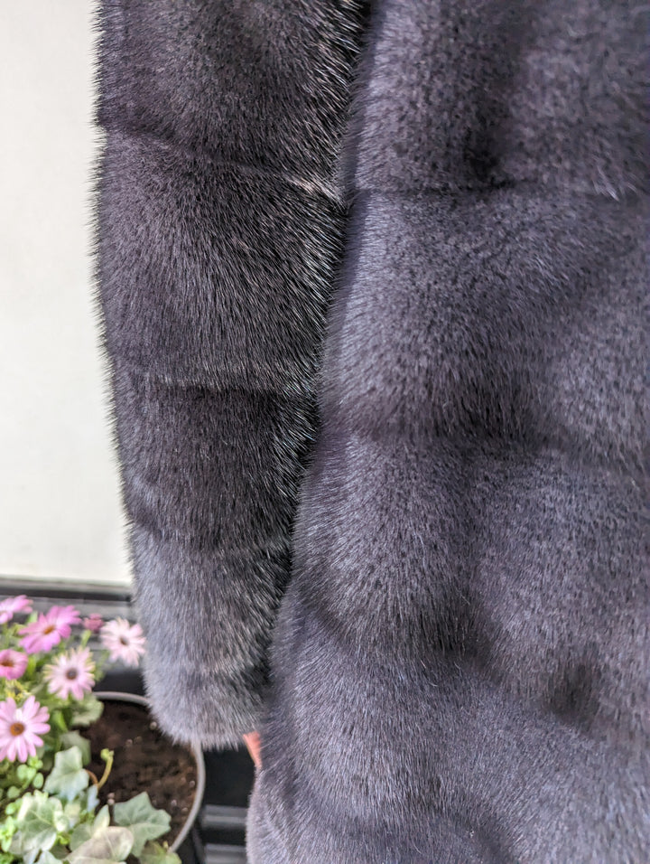 Petrovski, 85 cm. - Collar - Mink - Women - Velvet Grey