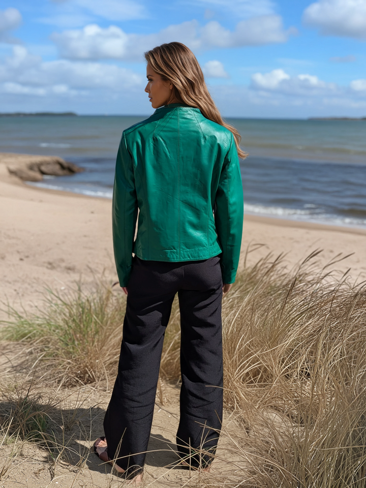 Manon, 55 cm. - Lamb Dior Læder - Damer - Ny Grøn