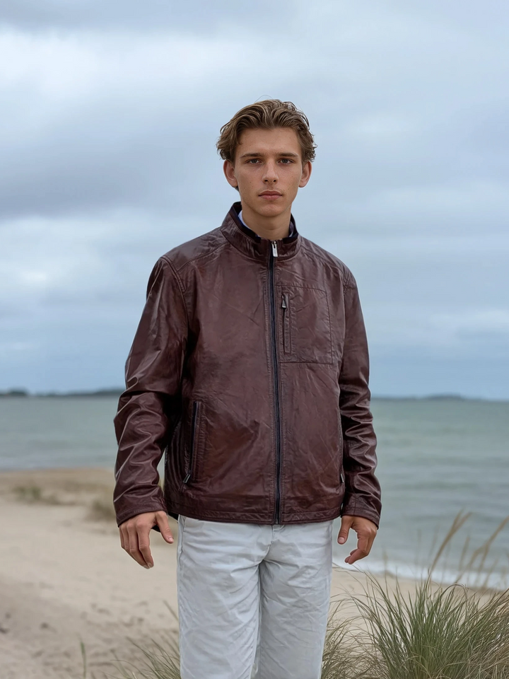 Janus - Lamb Leather - Man - Brown