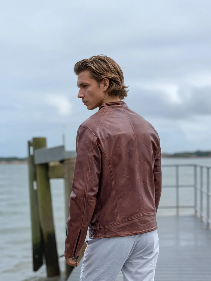 Bravo - Lamme Malli Læder - Mand - Kobberbrun