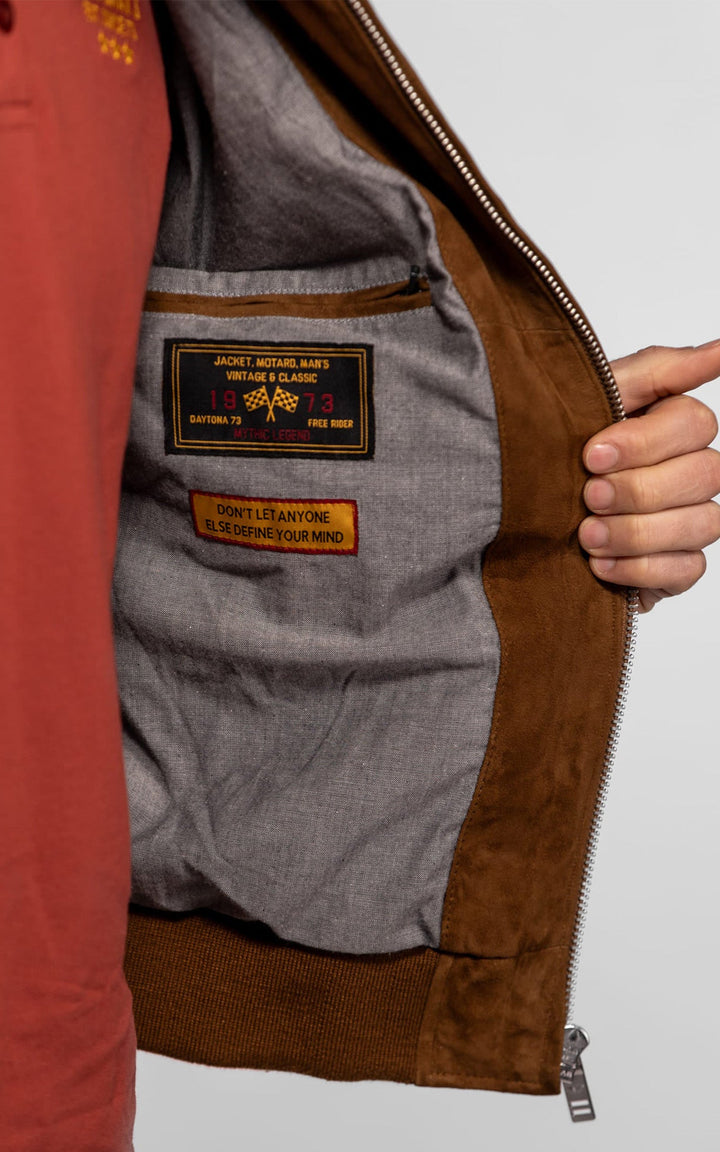 Brown Gila Suede Teddy - Men