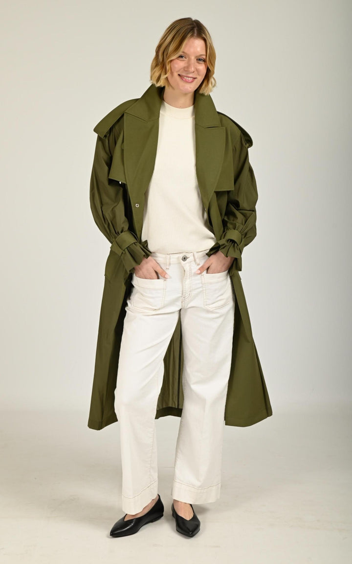 7/8 Textile Femme Mackage, modèle Zonomi de couleur light military