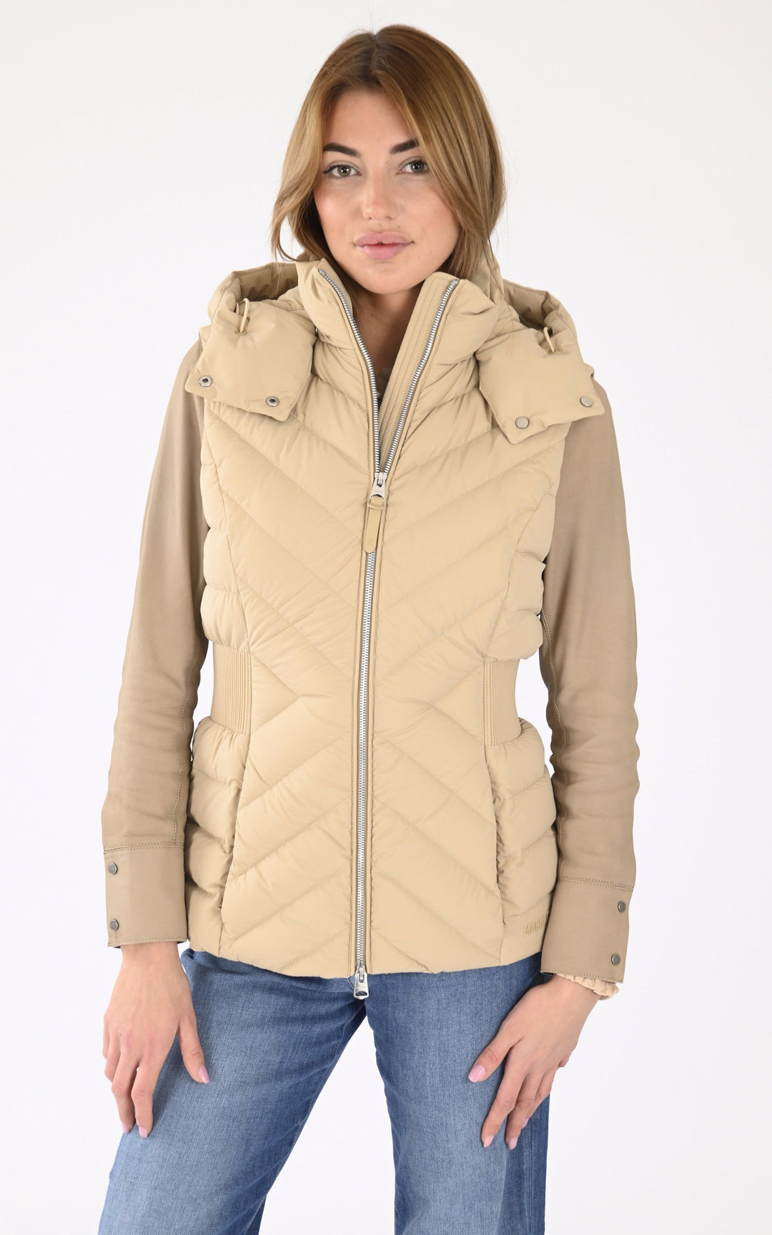 A "HOSHI" Beige Mackage gil_doudoune Femme closed photo