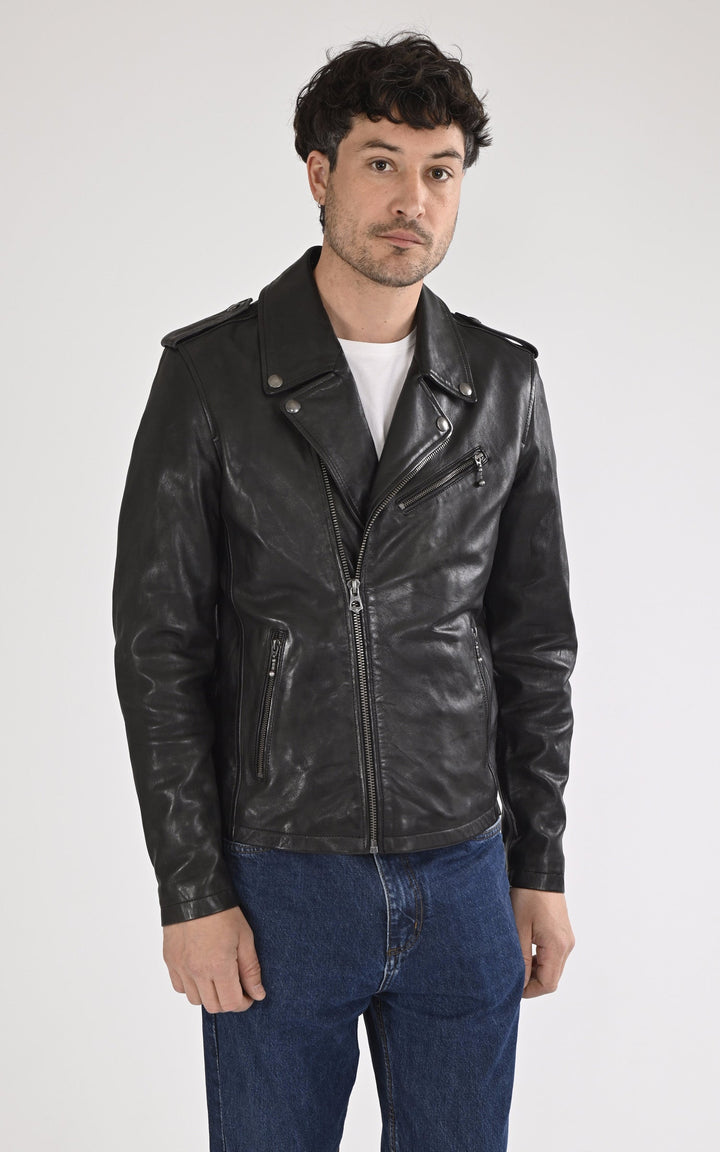 A "GOLBERG 101485" Noir Daytona 73 Perfecto Homme closed photo