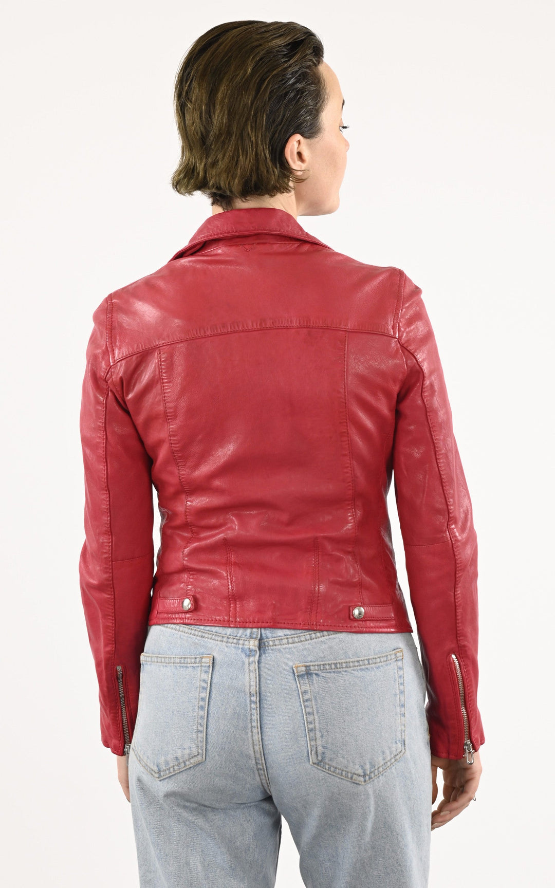 A "OLYMPE 101964" Rose Rose Garden Blouson Femme back photo