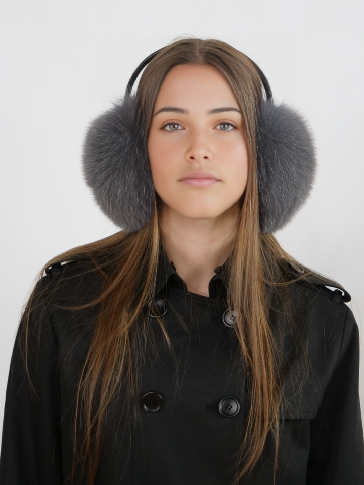 HL7E007 Fox Earmuffs - Fox - Accesories - Gray