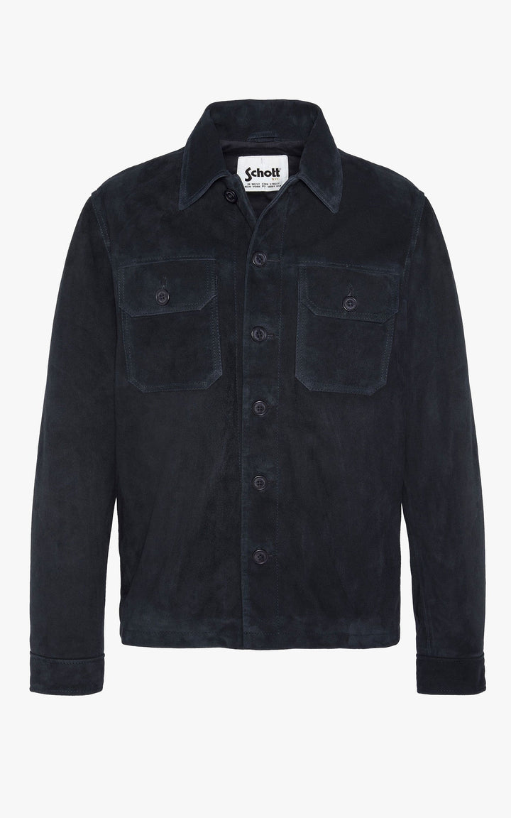 A "LCBRONXS" Navy Schott Veste Homme opened photo