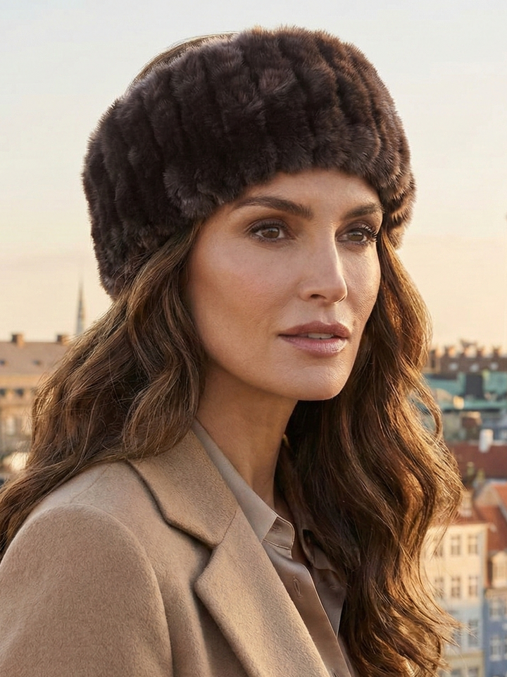 30440 pannebånd - REX KRITTE - ACCESIRES - Mørkebrun