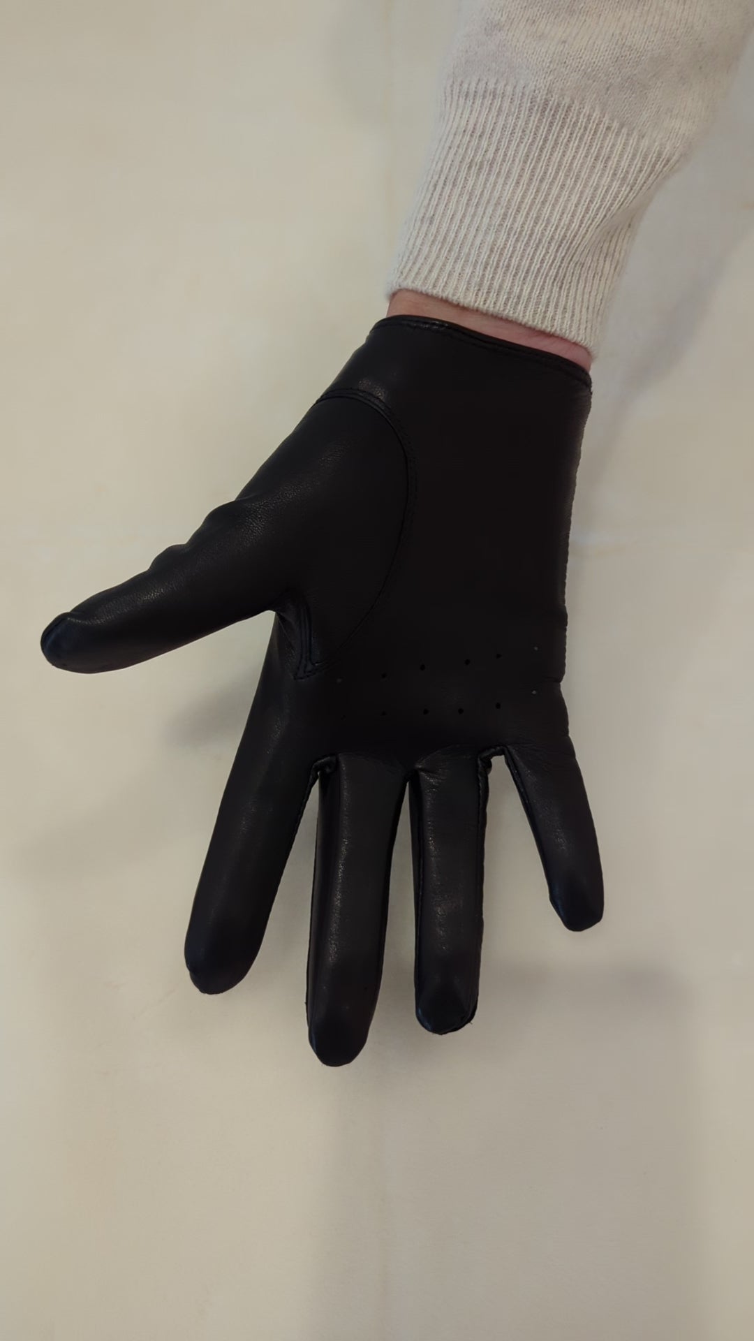 2643 Driving Glove - Lamb Slink Leather -Accesories - Svart