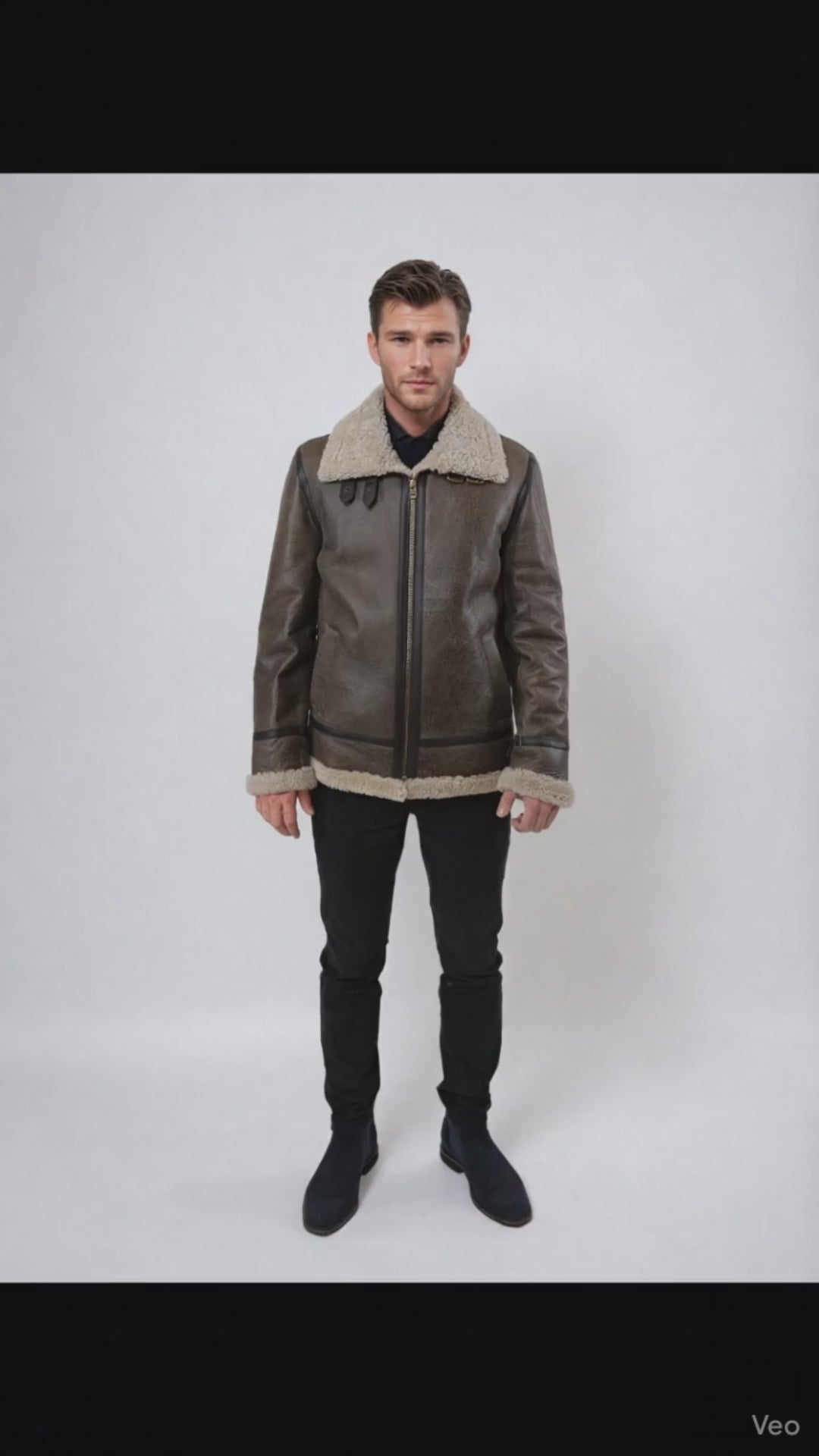 Edward, 68 cm. - Collar - Cool Lamb - Man - Dark Brown