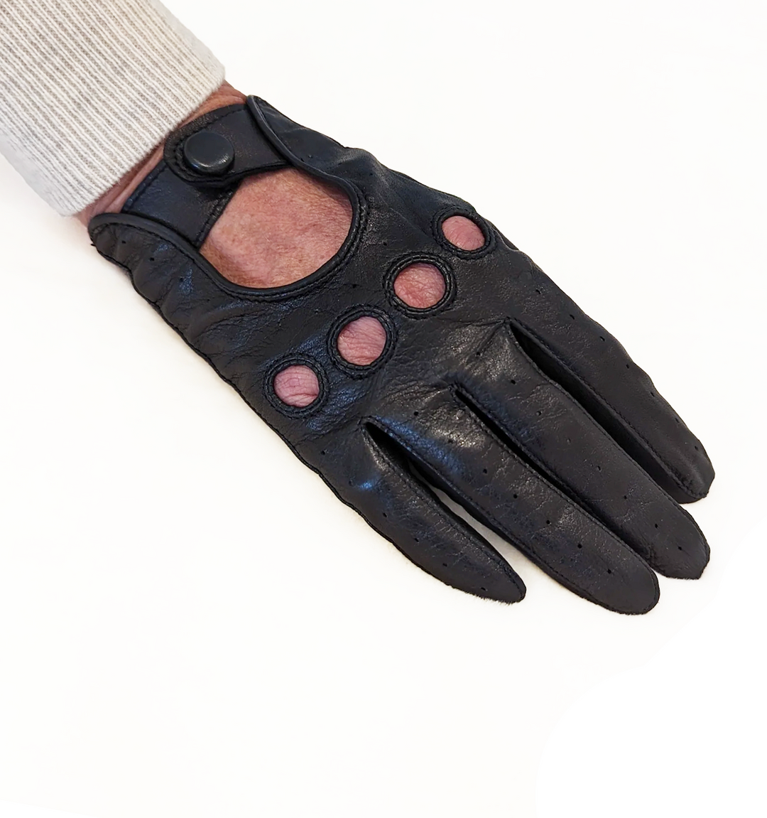 2643 Driving Glove - Lamb Slink Leather -Accesories - Svart