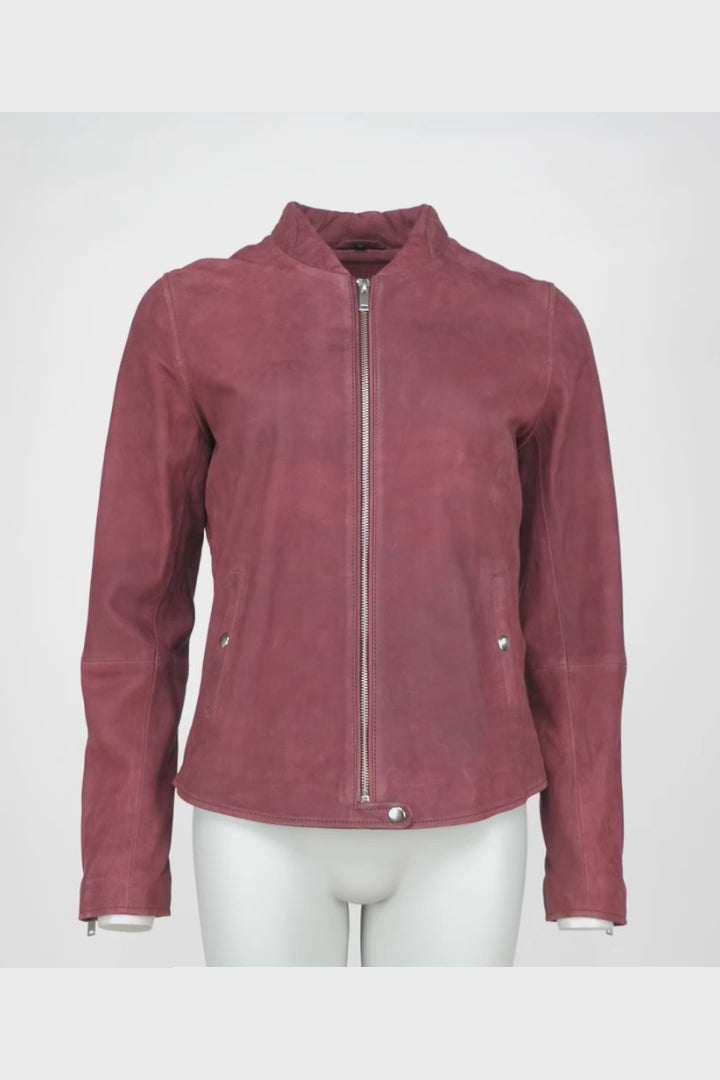 Gava - Sheep Nappa Leather - Kvinner - Bordeaux