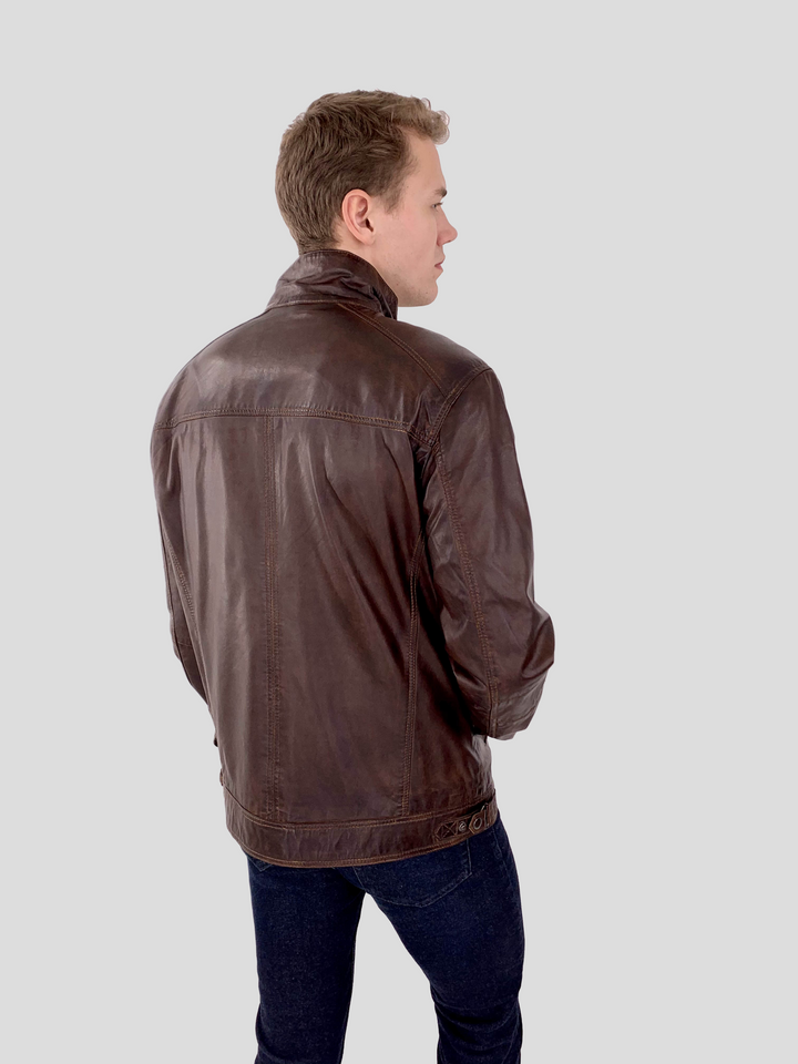 51540 - Lamb Malli Leather - Man - Copper Brown