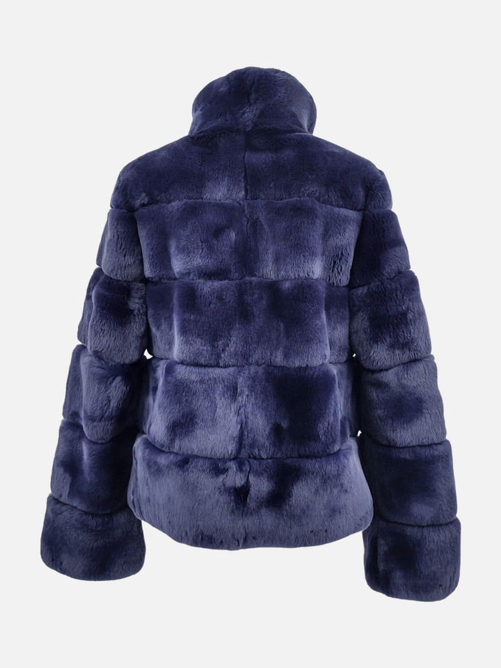 Petrovski, 60 cm. - Rex -Rabbit Jacket - Kvinner - Navy Blue