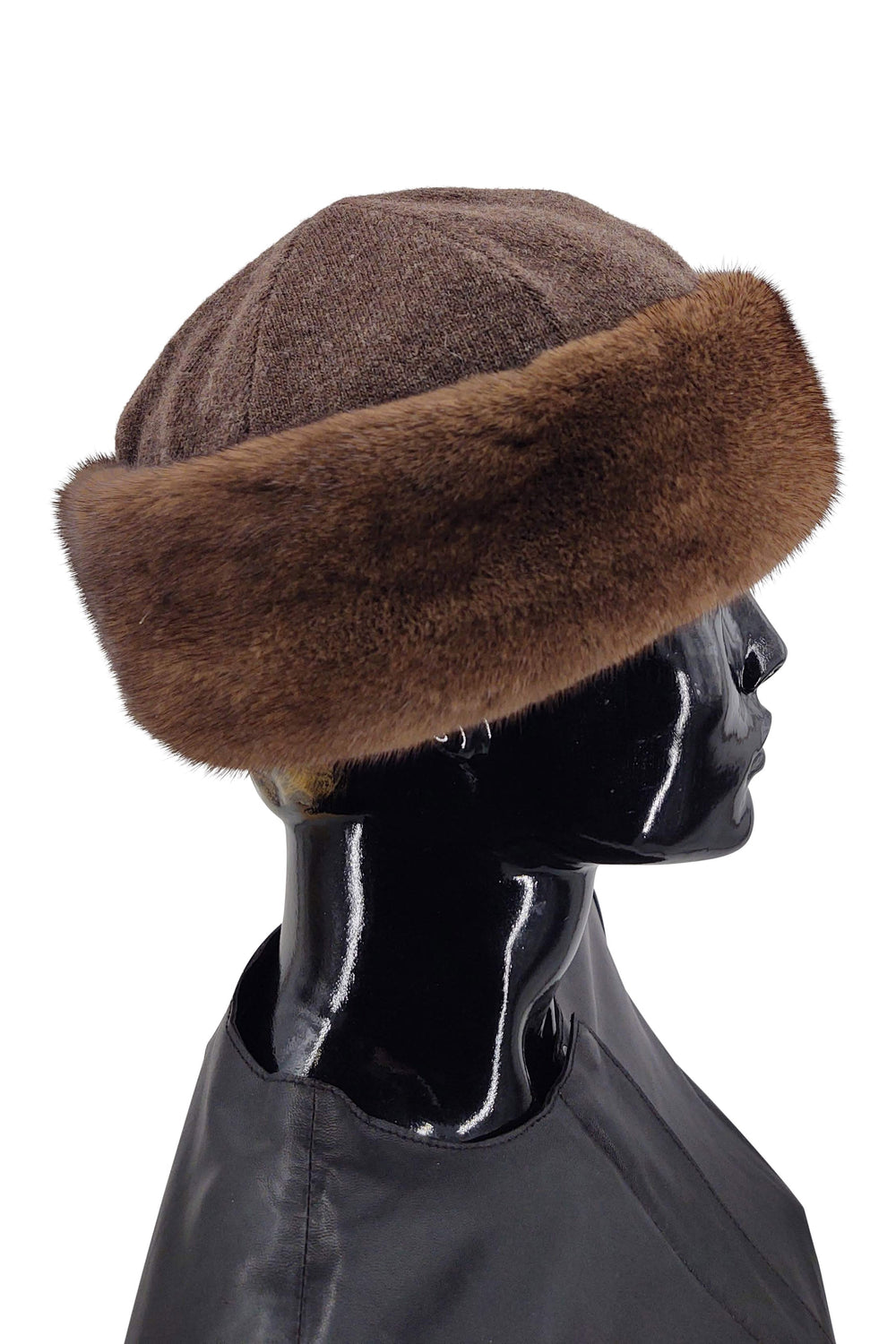 Jersey Hat - Mink - Accesories - Brown (Hue) | STAMPE PELS