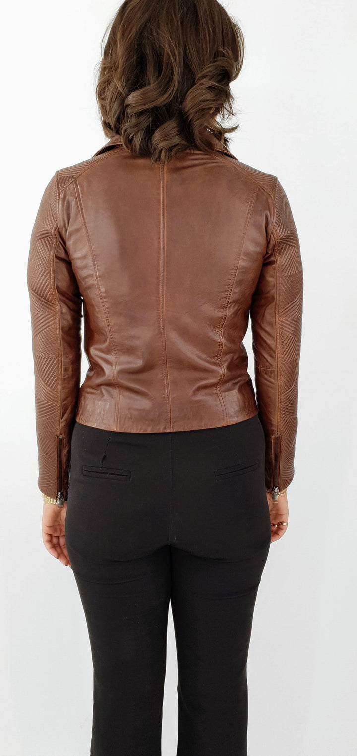 Imani - Lamb Copper Leather - Women - Brown - Lamb Copper Leather - Women - Imani - Lamb Copper Leather - Women - Brown - Stampe Pels