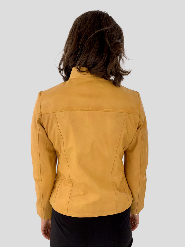 P 14-01 - Lamb Malli Leather - Femmes - vieux jaune